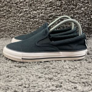 Black Converse Mens Size 7 Womans Size 8.5 Slip On Comfort Shoe